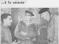 1964, Pau. Incorporation 64-2C : Porier et Behm avec Gachassin.